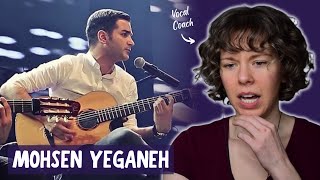 Vocal Coach hears Mohsen Yeganeh for the first time Reaction and Vocal Analysis of Behet Ghol Midam [upl. by Iru]