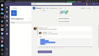 MS Teams  Basic Chat Syntax [upl. by Ness965]