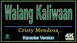 Cristy Mendoza  Walang Kaliwaan karaoke version [upl. by Nomra]