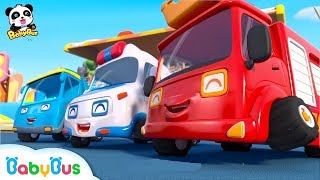 Super Car Racing Team  Baby Pandas Dream  Car Story for Kid  Fire Truck Monster Truck  BabyBus [upl. by Scot736]