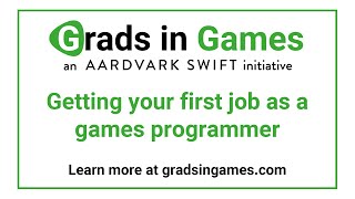 Get In The Game How to get your first job as a games programmer [upl. by Ahtivak]