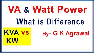 KVA and KW Active Reactive and Apparent Power difference [upl. by Tierney]