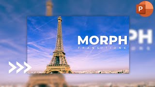 How to Create a Stunning Presentation Slide Using MORPH Transition 2024 ppt [upl. by Eseerahs]