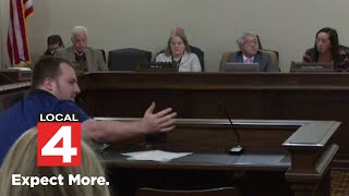 Man uses racial slur in Michigan Senate committee hearing [upl. by Sayres271]