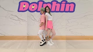 4K Arin OH MY GIRL amp Soobin TXT  Dolphin Dance Cover by Tere amp Rachel [upl. by Eylhsa]