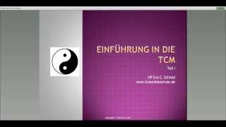 Schnupperseminar Einführung in die traditionelle chinesische Medizin [upl. by Danais]