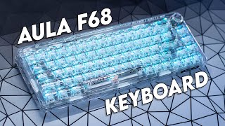 Is Transparent Tech Still Cool  AULA F68 Keyboard Review [upl. by Case443]