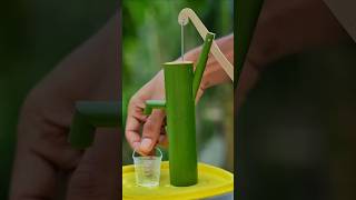 Bamboo Art Meets Science The Mini Water Pump Wonder [upl. by Munn451]