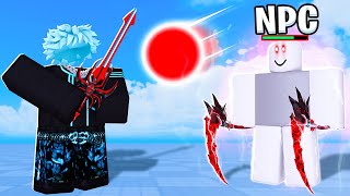 I 1v1 the EXTREME NPC BOTS in the NEW ROBLOX BLADE BALL UPDATE [upl. by Horacio]