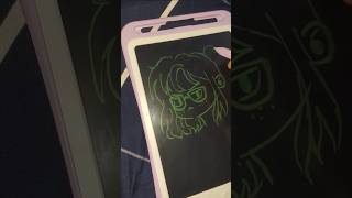 Drawing anime face✨on writing tab drawingartanimenewshorts [upl. by Annayd549]