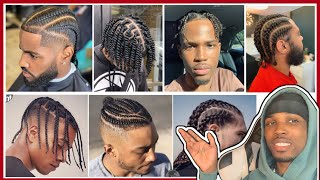 best braided hairstyles for men [upl. by Yelkao332]