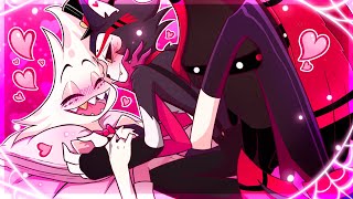 Husk X Angel Dusts Spider Web Of Love  Hazbin Hotel Comic Dub [upl. by Erine]