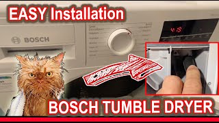 Installation of tumble dryer  Bosch ‘Test Winner’ in all Reviews [upl. by Kikelia962]