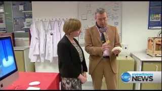 2014 QUT Biofabrication masters degree  3D printed body part implants  10 News [upl. by Ordnajela]