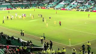 Full time at Celtic Park Celtic 50 Buckie Thistle Scottish Cup 210124 [upl. by Elehcar793]