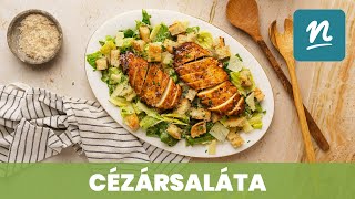 Házi cézársaláta recept  Nosalty [upl. by Genny274]