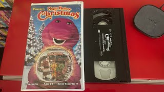 Opening And Closing To Barney’s Night Before Christmas 1999 VHS [upl. by Hoj]