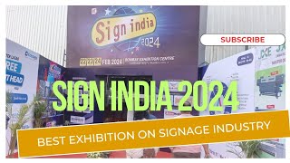 Sign India 2024 NESCO Mumbai Mehta cadcam portable display solution Eco Solvent business idea [upl. by Evante]