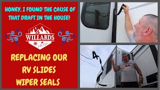 RV slide out wiper seal replacement [upl. by Egroj]