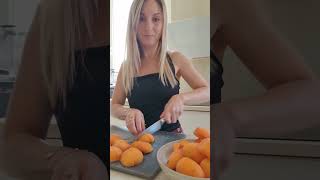 Easy Way to Make Sorbet  Apricot Sorbet Recipe 🍑🍨🍑 [upl. by Serrano690]