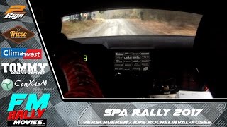 Spa rally 2017  ONBOARD  Verschueren  KP6 RochelinvalFosse HD [upl. by Adiuqram]