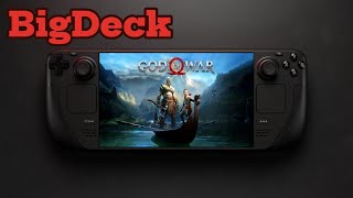 God of War  Steam Deck OLED Performance Review [upl. by Ahsitahs]