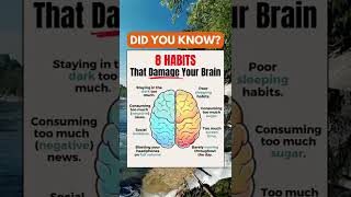 8 HABITS That Damage Your Brain [upl. by Licha]