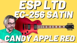 ESP LTD EC256 Candy Apple Red Satin  New for 2024 [upl. by Alesiram848]