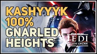 Kashyyyk Gnarled Heights 100 Explored All Echo Chests Secrets and Databank Star Wars [upl. by Nnair]