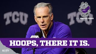 TCU football team has company as basketball begins  All Horned Frogs Podcast [upl. by Suirred395]