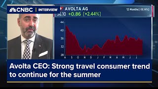 Avolta CEO Strong travel consumer trend to continue for the summer [upl. by Notlaw185]