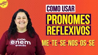 PRONOMES REFLEXIVOS EM ESPANHOL  Resumo para o Enem [upl. by Hpseoj]