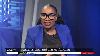 NSFAS Allowances  SAUS demands NSFAS funding [upl. by Arlie]