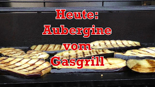 Aubergine vom Gasgrill  Antipasti [upl. by Oberstone]