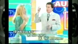 SILVIO SANTOS HUMILHA CARLA PERES OFICIAL SENSACIONAL [upl. by Bouchard]