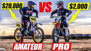 Pro on 2000 Bike vs Amateur on 20000 Bike [upl. by Losiram]