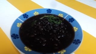 RECETA DE FRIJOLESFRIJOLES NEGROS EN LA OLLAlasdeliciasdelupita [upl. by Fabozzi746]