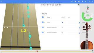 Chavito no es por ahí  Violín Tutorial [upl. by Cara]