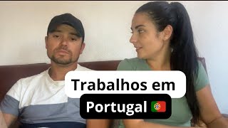 TRABALHO EM PORTUGAL 🇵🇹 Ele conseguiu com 5 dias 😮 vidaemportugal [upl. by Bodrogi]