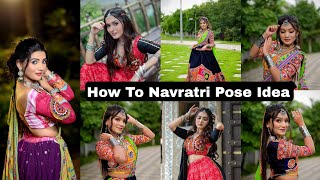 Navratra photoshoot Idea 2024  Navratra Photoshoot Pose For Girls  Pose For Girls [upl. by Eseilana]