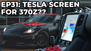 BIGGEST amp COOLEST screen FOR THE 370Z  Nifty CityAuCar TESLASTYLE Screen Install Guide [upl. by Keverne]