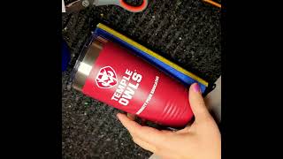 How to Apply a Logo UV DTF Dishwasher Safe Decals to a Tumbler [upl. by Immak]