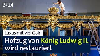 Hofzug von König Ludwig II wird restauriert  BR24 [upl. by Alyakcim749]