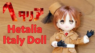 Hetalia Italy Doll Unboxing DolPokke by Azone [upl. by Felicie]