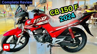 Honda CB 150 F 2024 Model Detailed Review  Fuel average and Price in Pakistan [upl. by Philipa345]