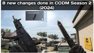 8 new changes in CODM Season 2 2024 [upl. by Pinkerton856]