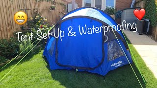 Tent Setup amp Waterproofing Tutorial  Eurohike Cairns 2 [upl. by Earlie]