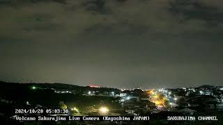 【絶景LIVE】桜島ライブカメラ（噴火・雲海・朝焼け） live camera volcanoSakurajima KagoshimaJapan [upl. by Annaej]