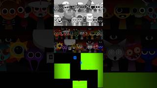 All Incredibox Sprunki Characters Singing Together Mod Happy vs Horror  Blue Bouncing Square [upl. by Eybbob426]