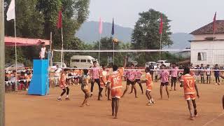 ALVAS vs Punyakoti kairangala  dakshinakannada puc volleyball tournament at mundaje [upl. by Aicened]